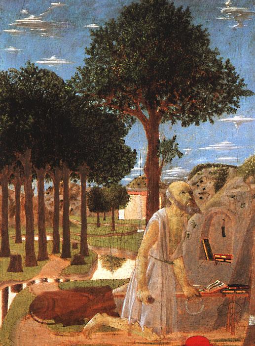 Piero della Francesca The Penance of St. Jerome oil painting picture